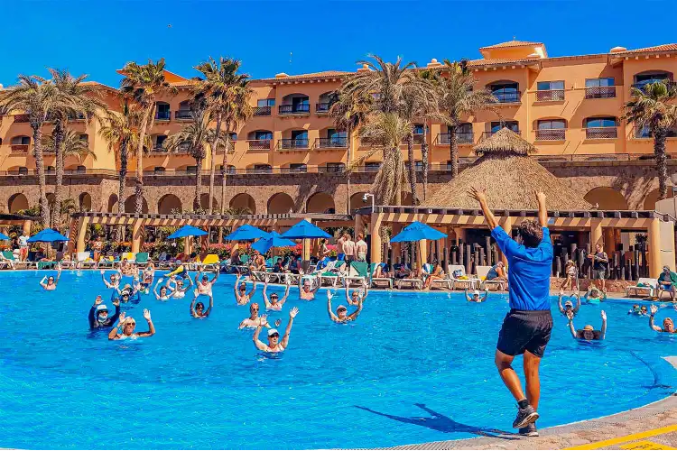 Habitación de lujo con vista a la laguna