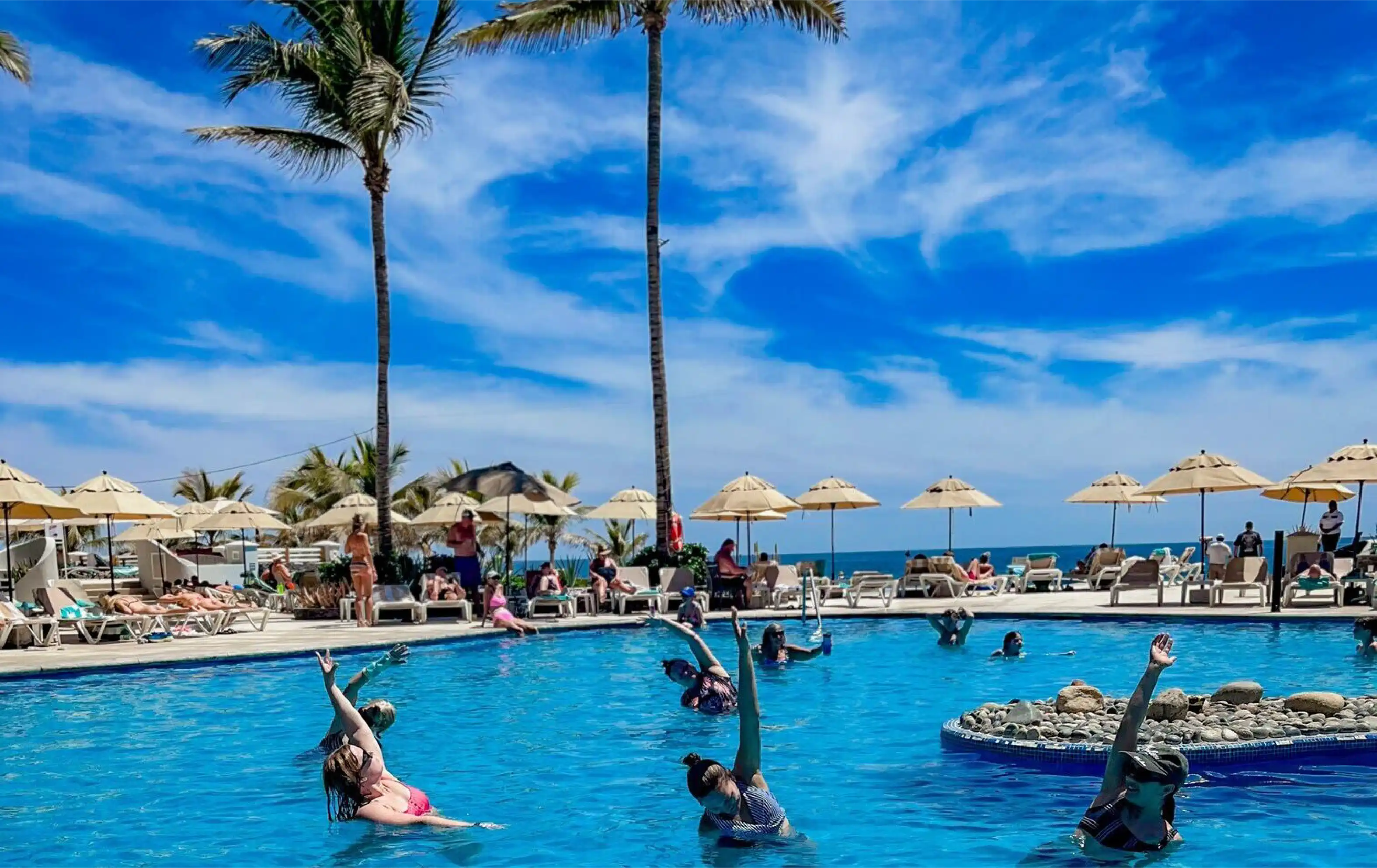 Habitación de lujo con vista a la laguna
