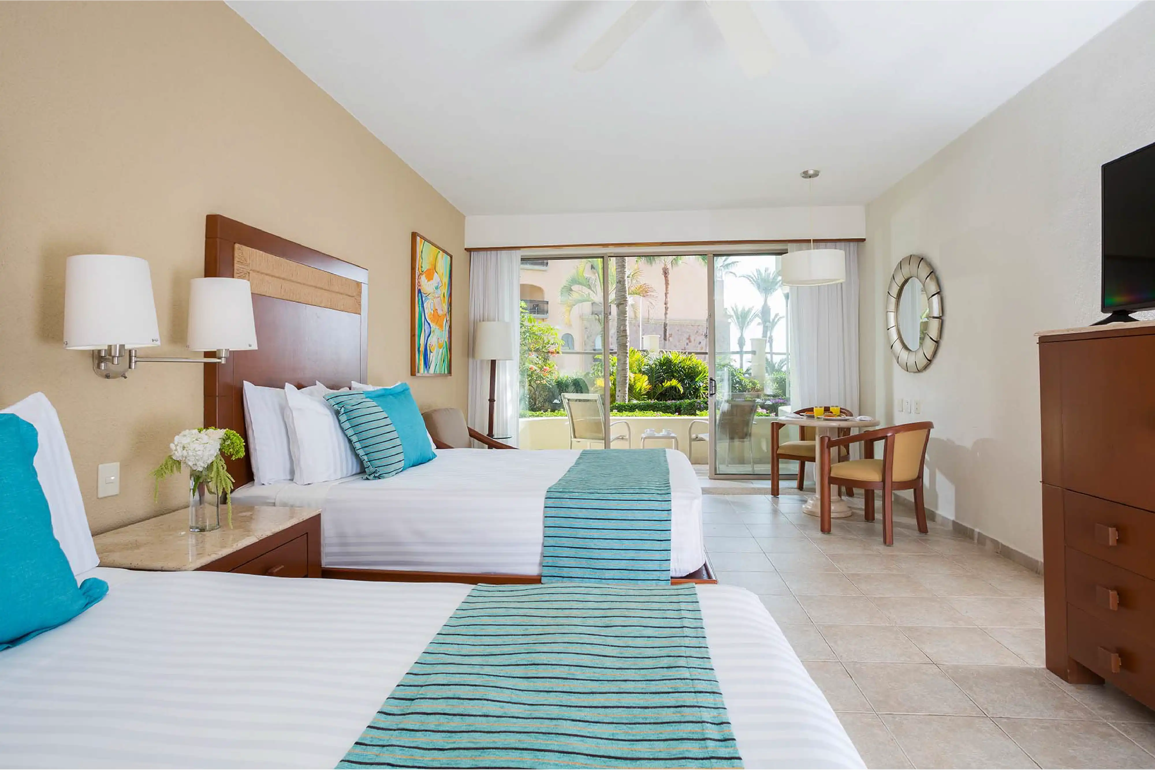 Habitación de lujo con vista a la laguna