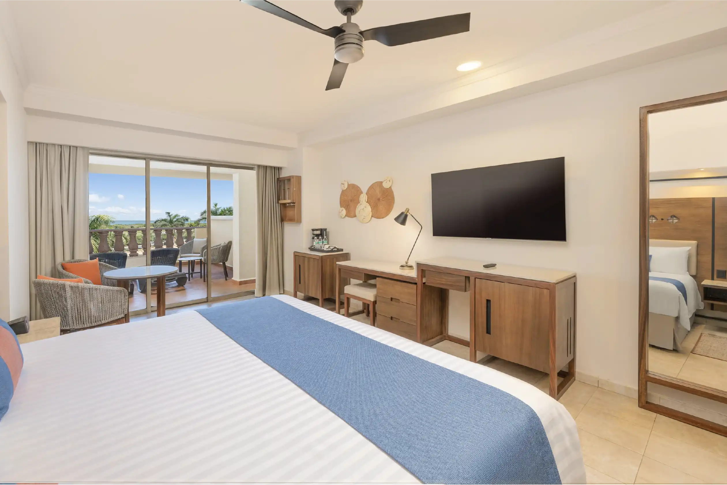 Habitación de lujo con vista a la laguna