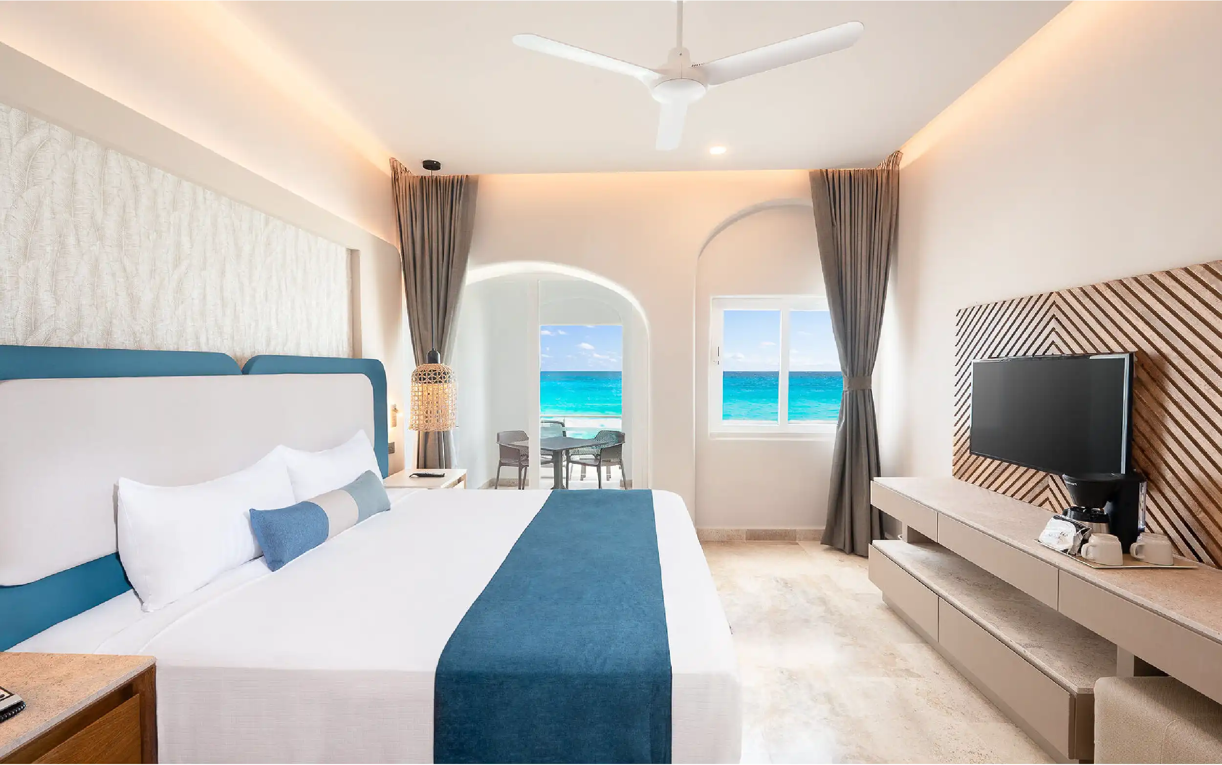 Habitación de lujo con vista a la laguna