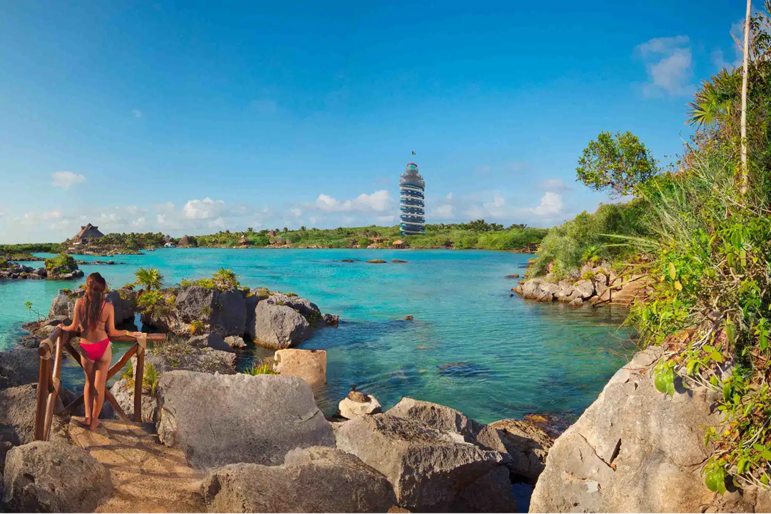 Habitación de lujo con vista a la laguna